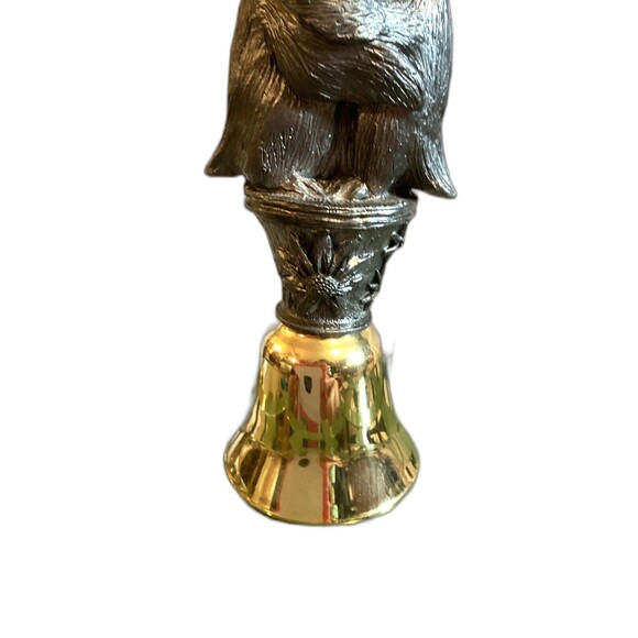 Michael Ricker Pewter Friendship Commemorative Bell 1993 Penguins Limited Ed - Picture 2 of 11